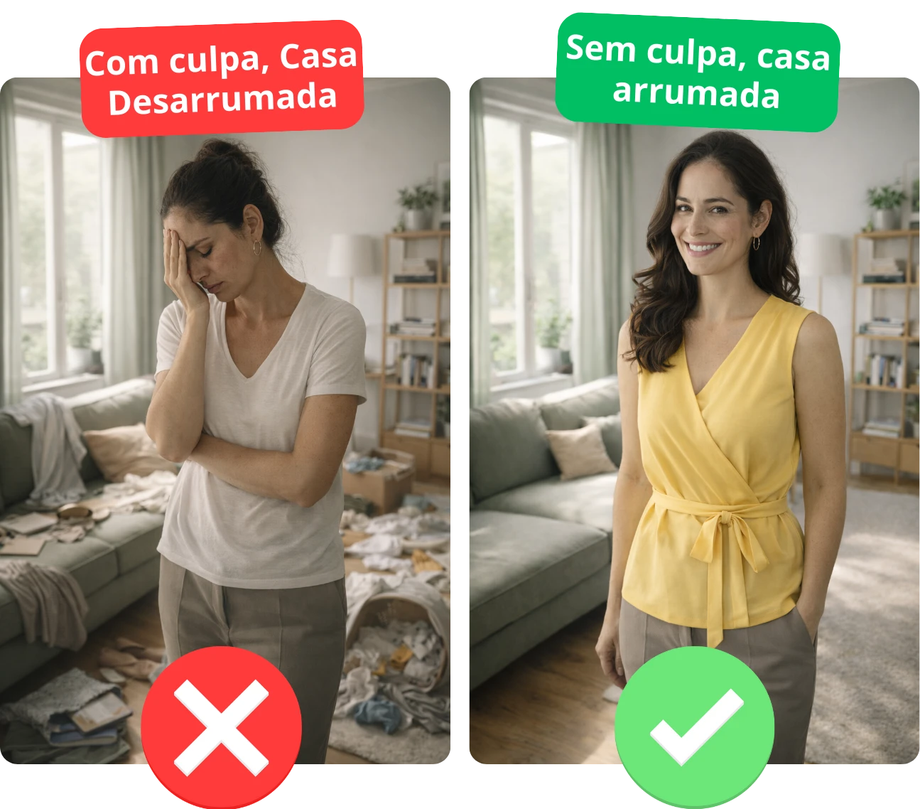 Com culpa, Casa Desarrumada